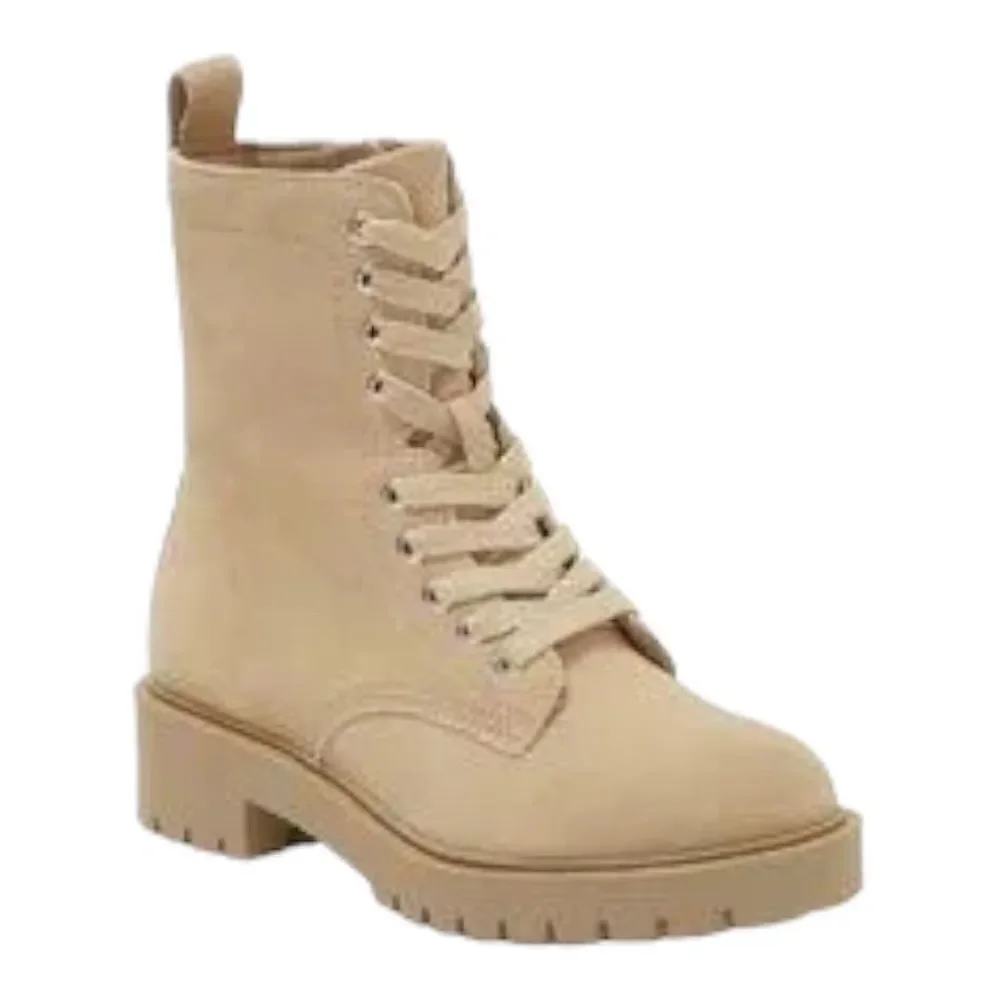 Steve Madden Women’s Checker Lug Sole Combat Boots in the Size 9.5M